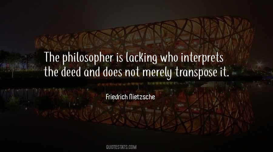 Philosopher Nietzsche Quotes #1200473