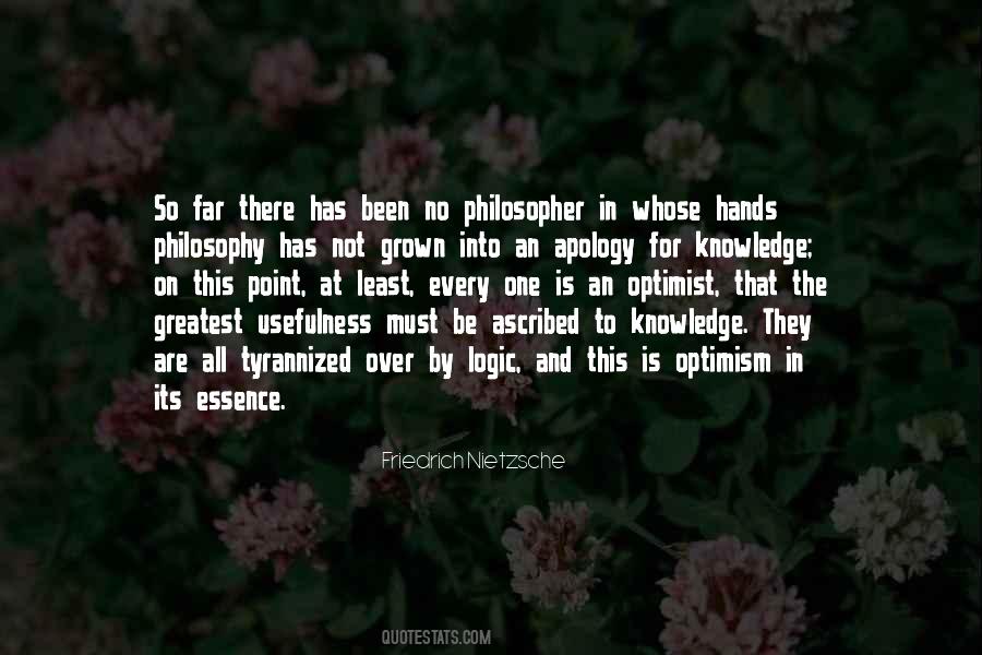 Philosopher Nietzsche Quotes #51365