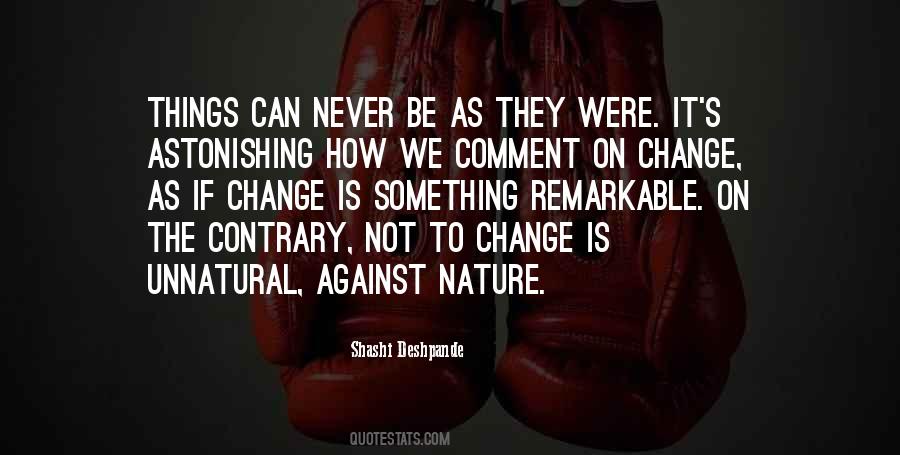 Against Nature Quotes #454217