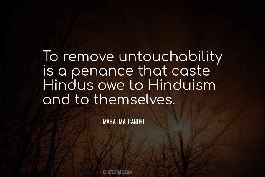 Caste By Gandhi Quotes #1057332