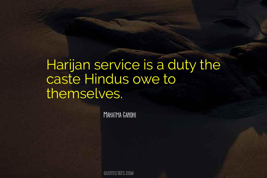 Caste By Gandhi Quotes #1297709