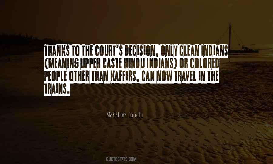 Caste By Gandhi Quotes #360812