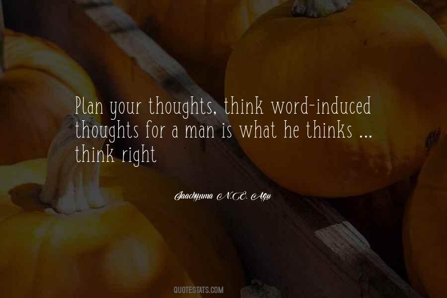 Think Right Quotes #270991