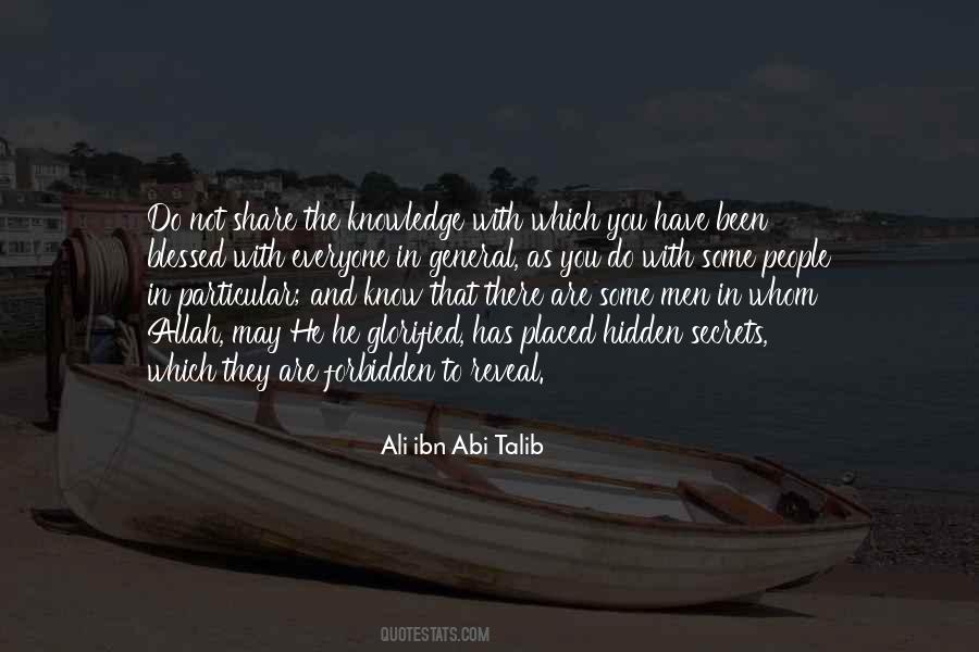 Ali Ibn Ali Talib Quotes #138549