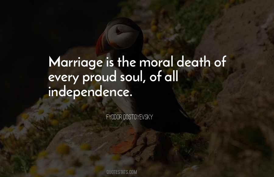 Marriage By Death Quotes #109981