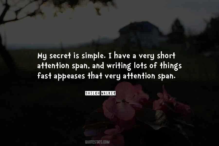 Secret Things Quotes #328725