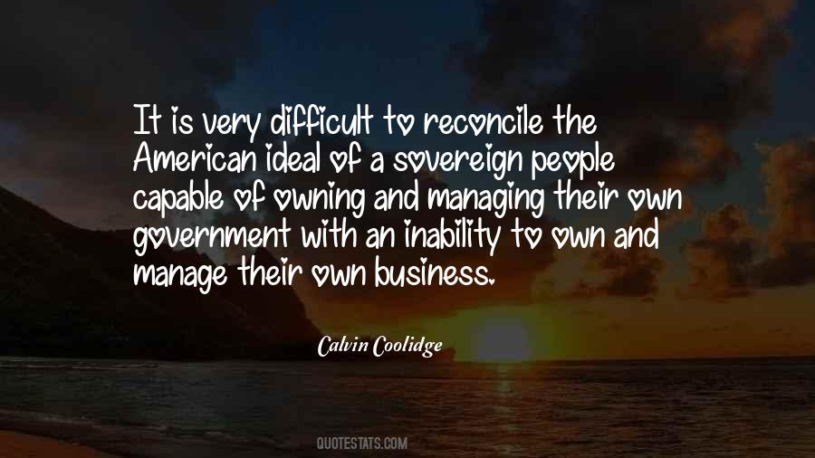 Government And Business Quotes #325406