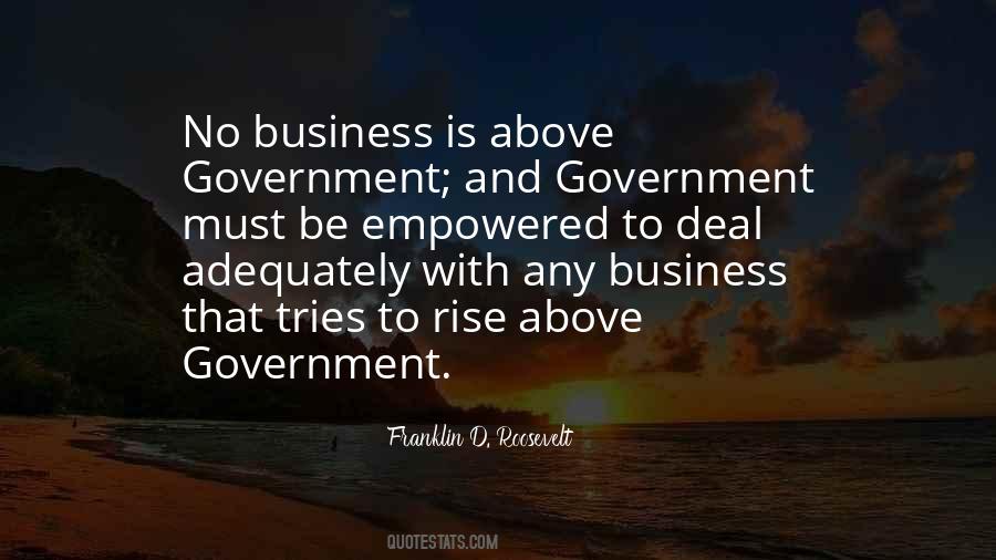 Government And Business Quotes #453524