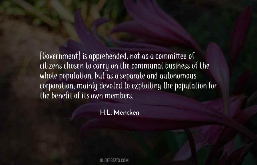 Government And Business Quotes #494076