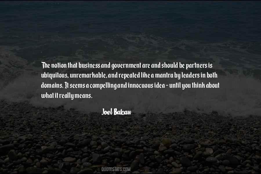 Government And Business Quotes #580500