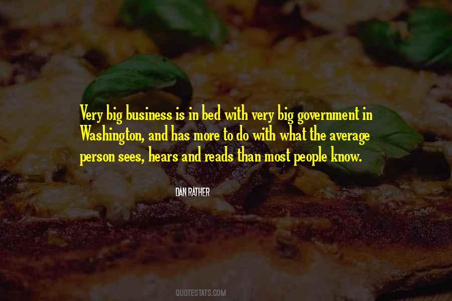 Government And Business Quotes #754905
