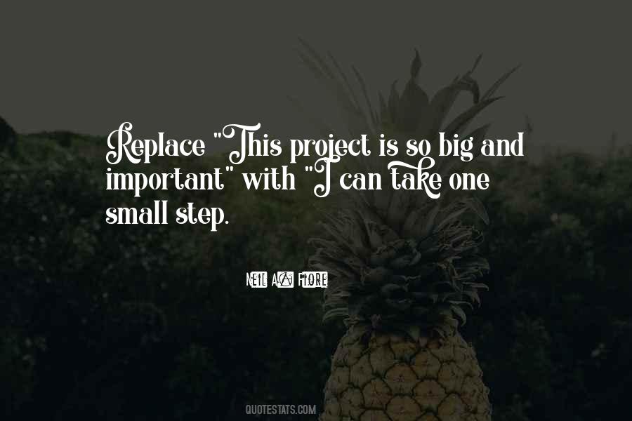 No Project Is Too Big Or Too Small Quotes #81135