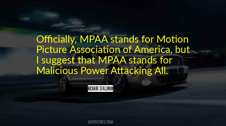 Motion Picture Association Quotes #1194607