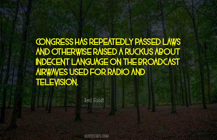 Broadcast Television Quotes #580498