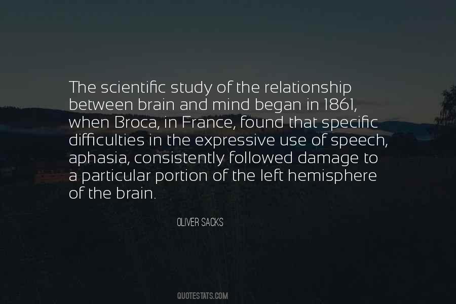 Broca's Aphasia Quotes #1229069