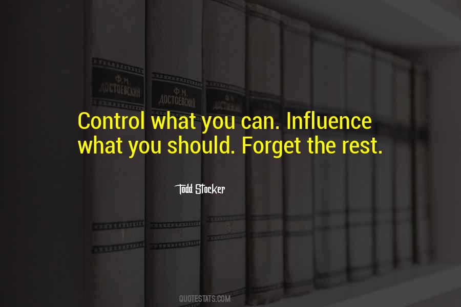Control What You Can Quotes #1765297