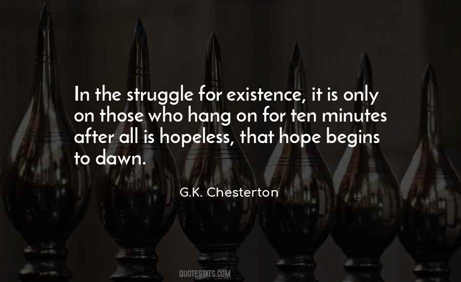 Hope For The Hopeless Quotes #1052375