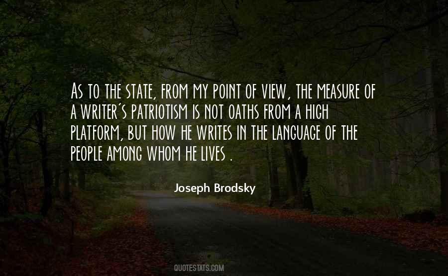 Brodsky Quotes #1417454