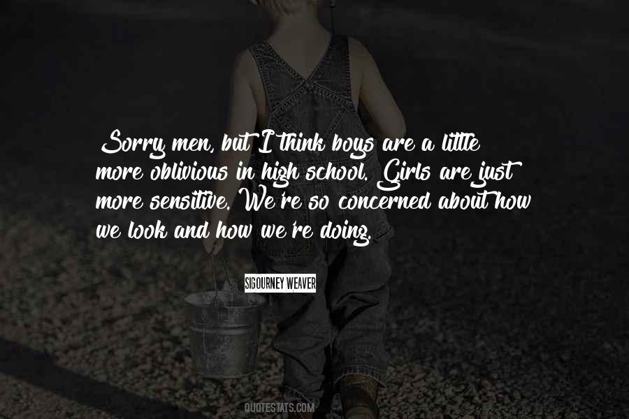 Sorry Men Quotes #1217900