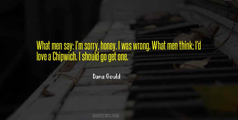 Sorry Men Quotes #240133