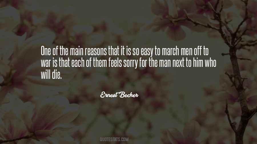 Sorry Men Quotes #461610