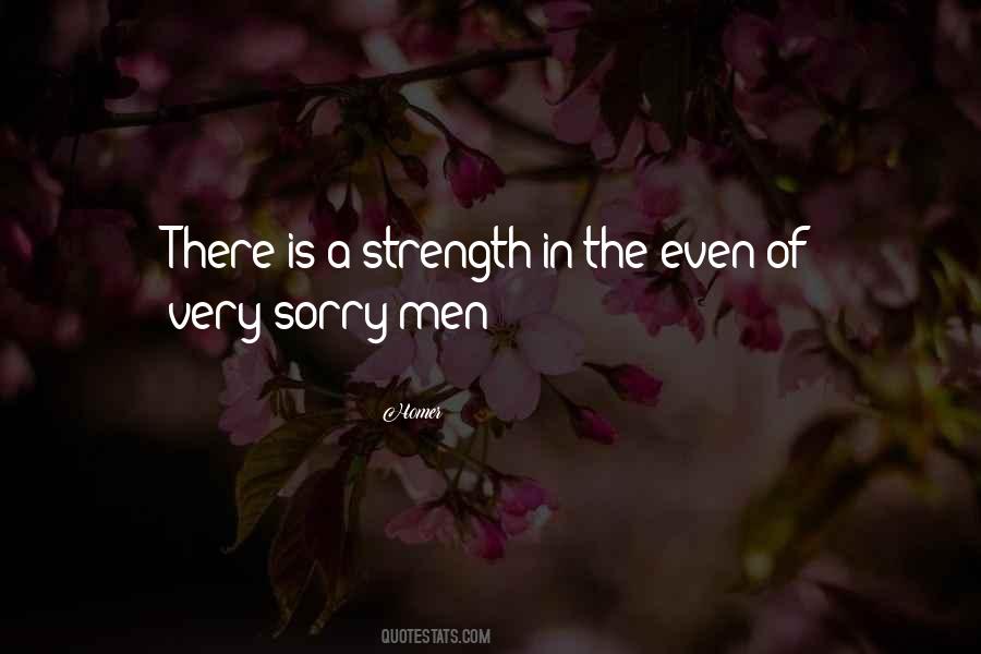 Sorry Men Quotes #897888