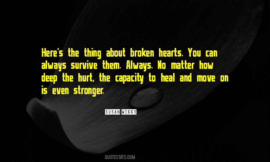 Broken And Hurt Quotes #1125437
