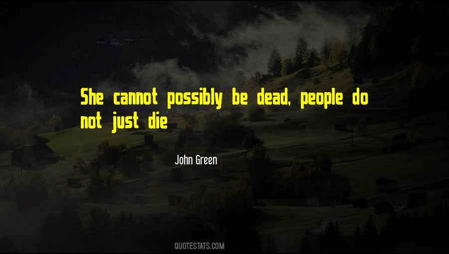 Dead People Quotes #1673498