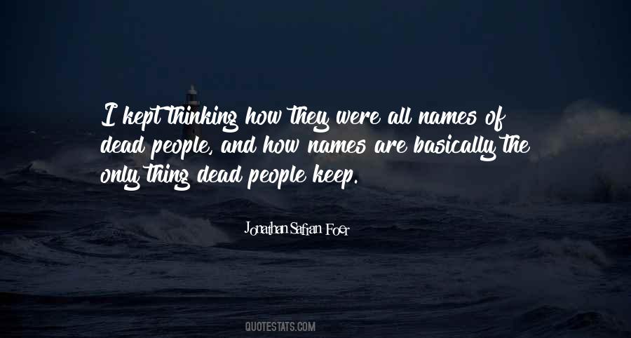 Dead People Quotes #1797173