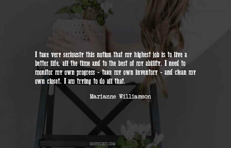 The Need To Do Better Quotes #1447296
