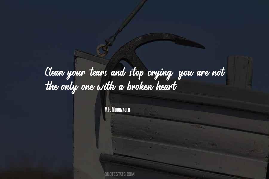 Broken Heart Crying Quotes #344298