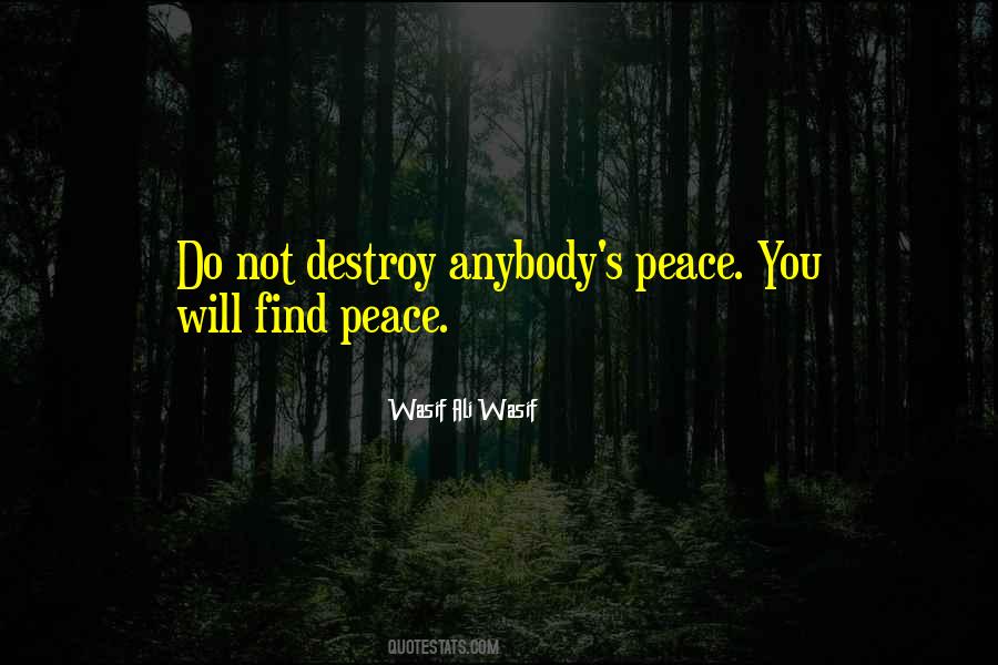 Peace You Quotes #349850
