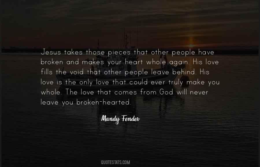 Broken Heart Jesus Quotes #1621627