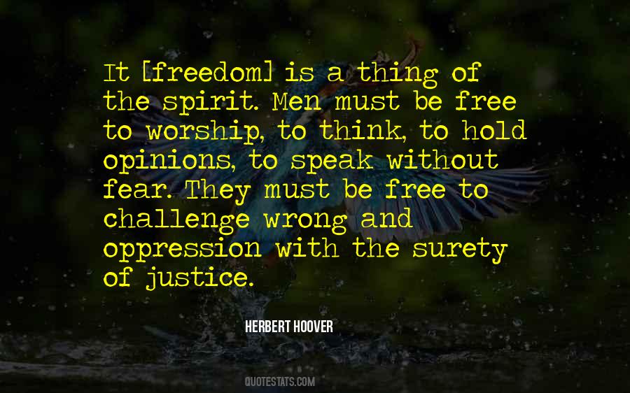 Freedom And Oppression Quotes #1280628
