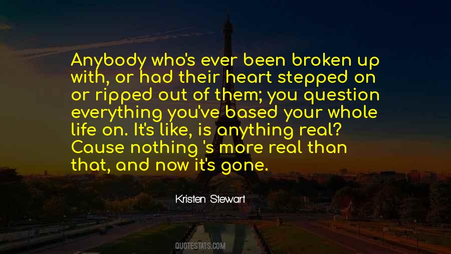 Broken Up With Quotes #855569