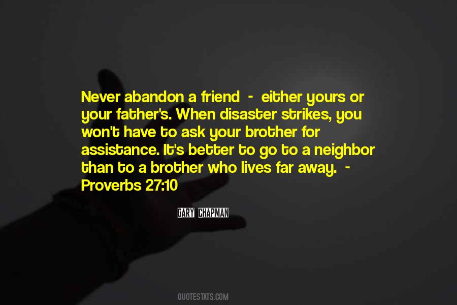 Never Abandon Quotes #1544090
