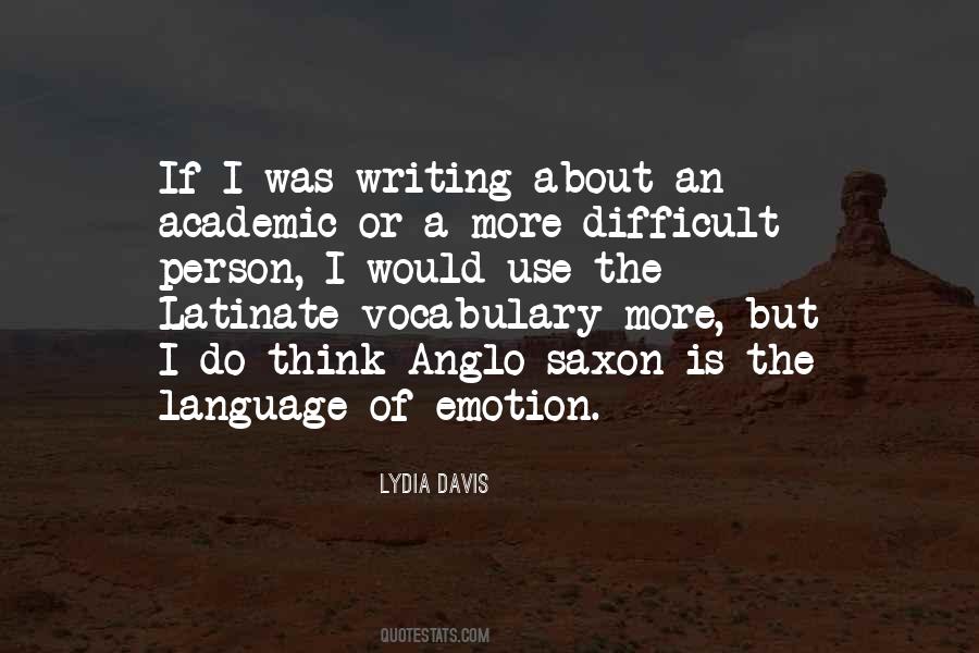 Non Academic Writing Quotes #1099849