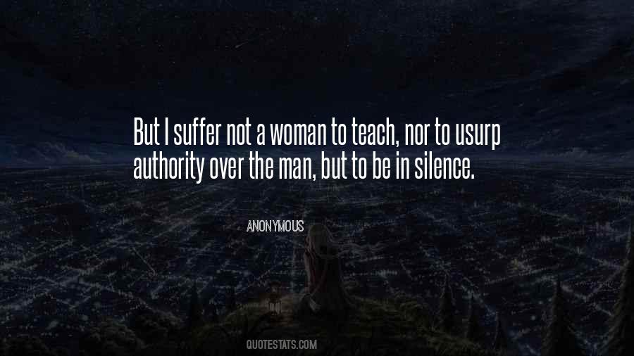 Quotes About The Silence Of A Woman #1217882