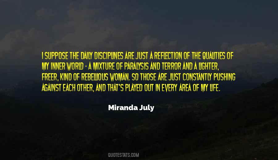 Reflection Of The Inner World Quotes #638052