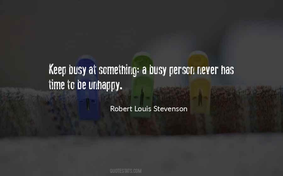 Busy Person Quotes #1184359