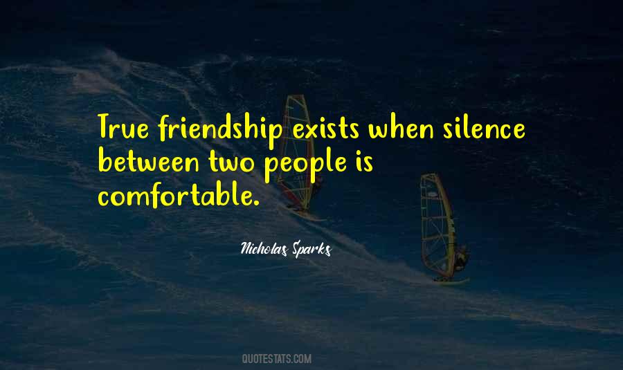 Comfortable With Silence Quotes #1387758