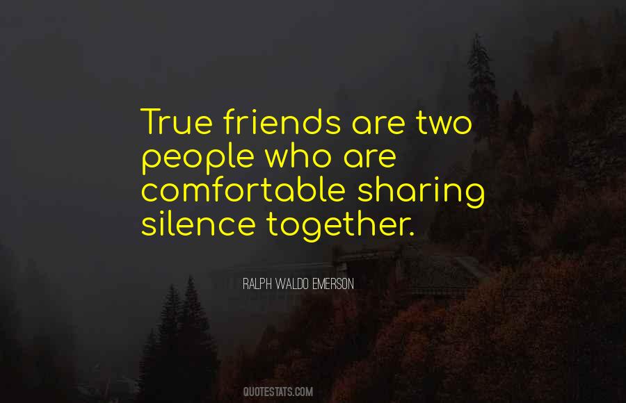 Comfortable With Silence Quotes #946570