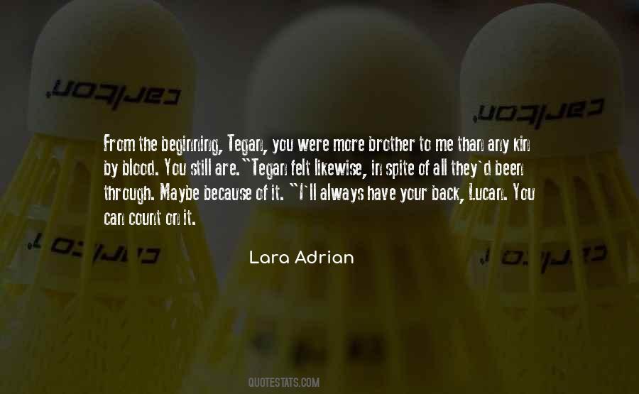 Brother Not By Blood Quotes #680898