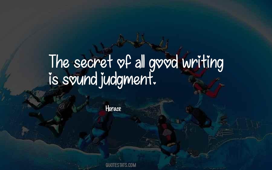 Sound Judgment Quotes #883160