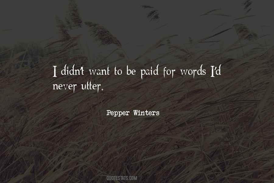 Utter Words Quotes #1616713