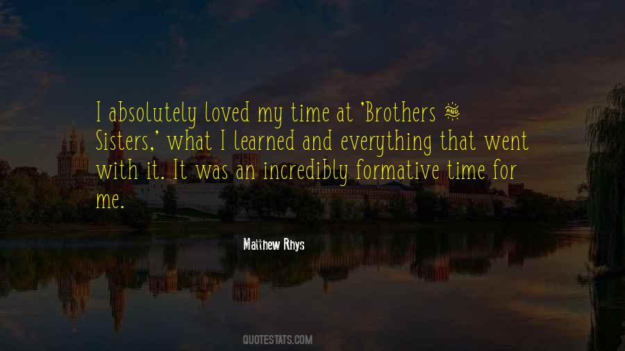 Brothers Sisters Quotes #1059072
