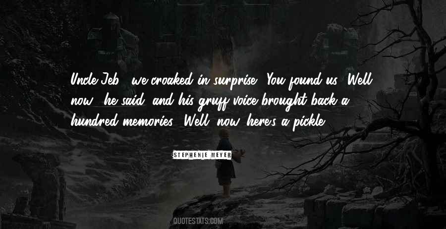 Brought Back Memories Quotes #1741621