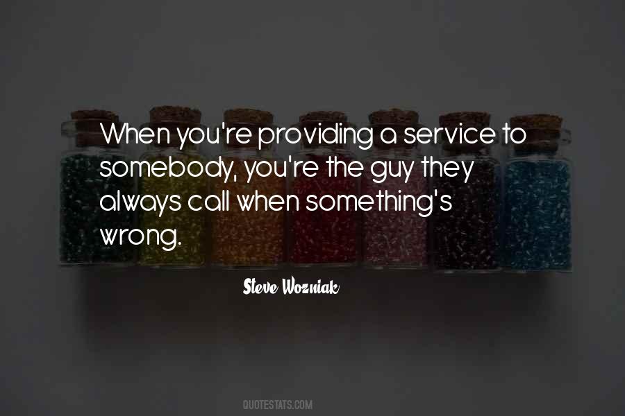 Providing A Service Quotes #899367