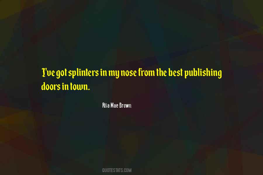 Brown Nose Quotes #613900