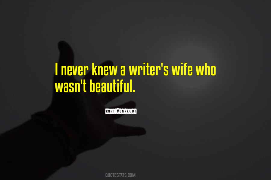 A Beautiful Wife Quotes #1015102